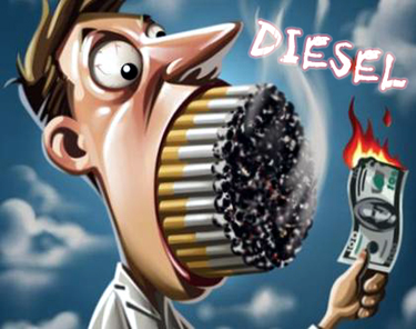 Dieselul este mai cancerigen decat tigara!